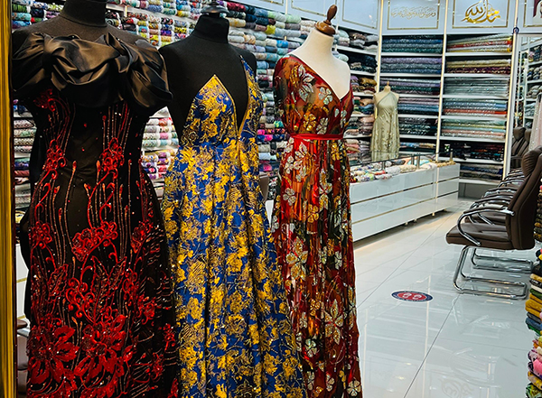 textile market Deira Dubai