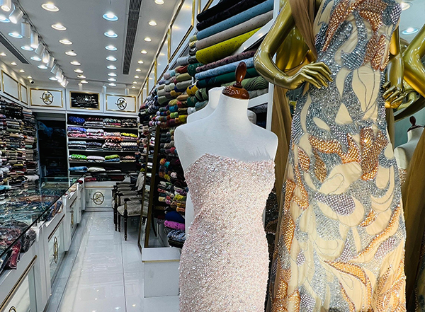 textile market Deira Dubai